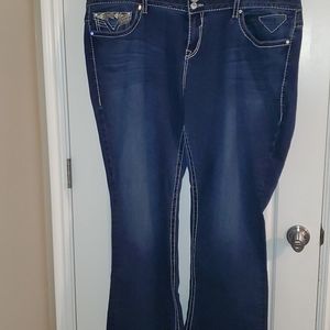Vigoss Chelsea boot cut jeans plus size 26